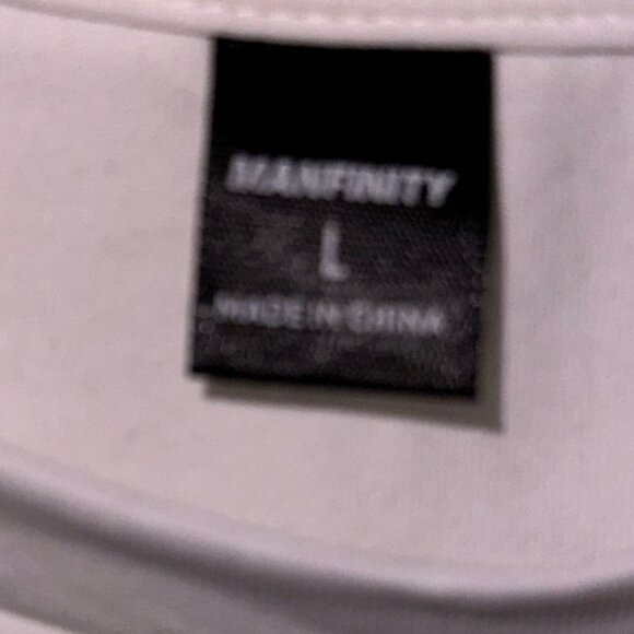 NWOT SHEIN Manfinity Shirt Large - Picture 2 of 3
